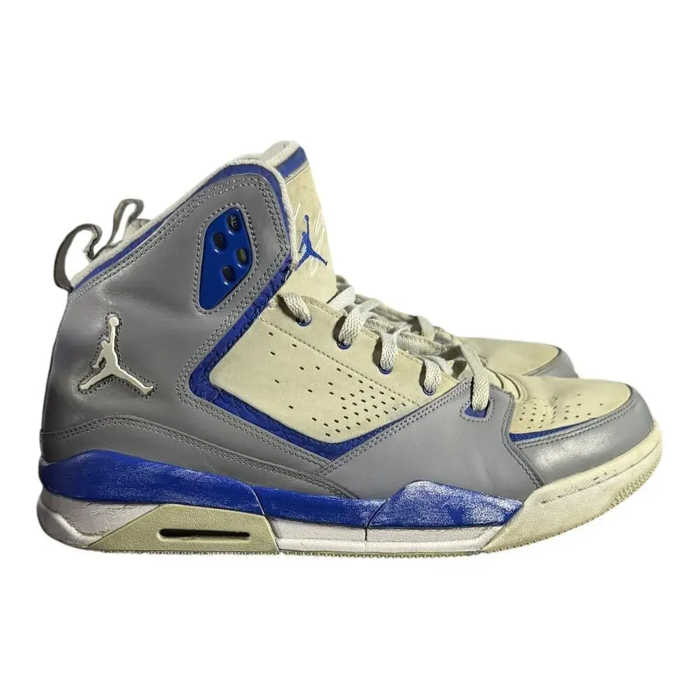 Jordan Spizike 454050-007 Wolf Grey Old Royal Stealth Blue Men’s Size 13 Sneaker